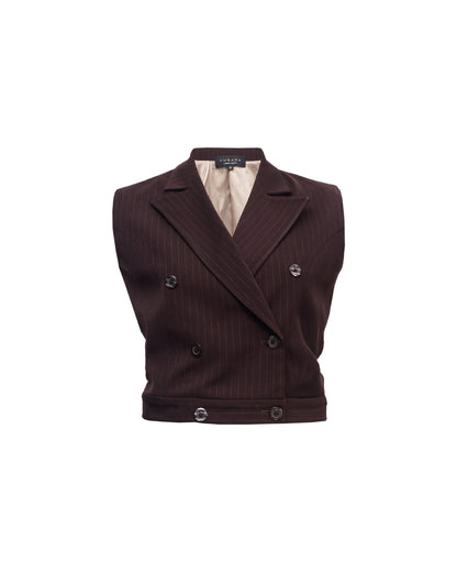 KARA BLAZER - BROWN