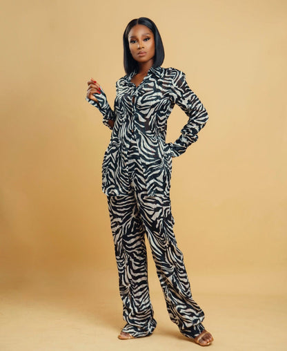 TIANA CO-ORD - ZEBRA